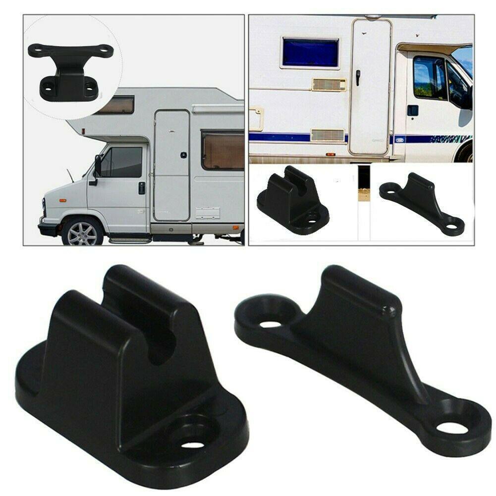 1set Caravan Door Retainer Stopper Resile Nylon Limiters Camping For Rv Push Catch Holder Camper Accessories Motorhome