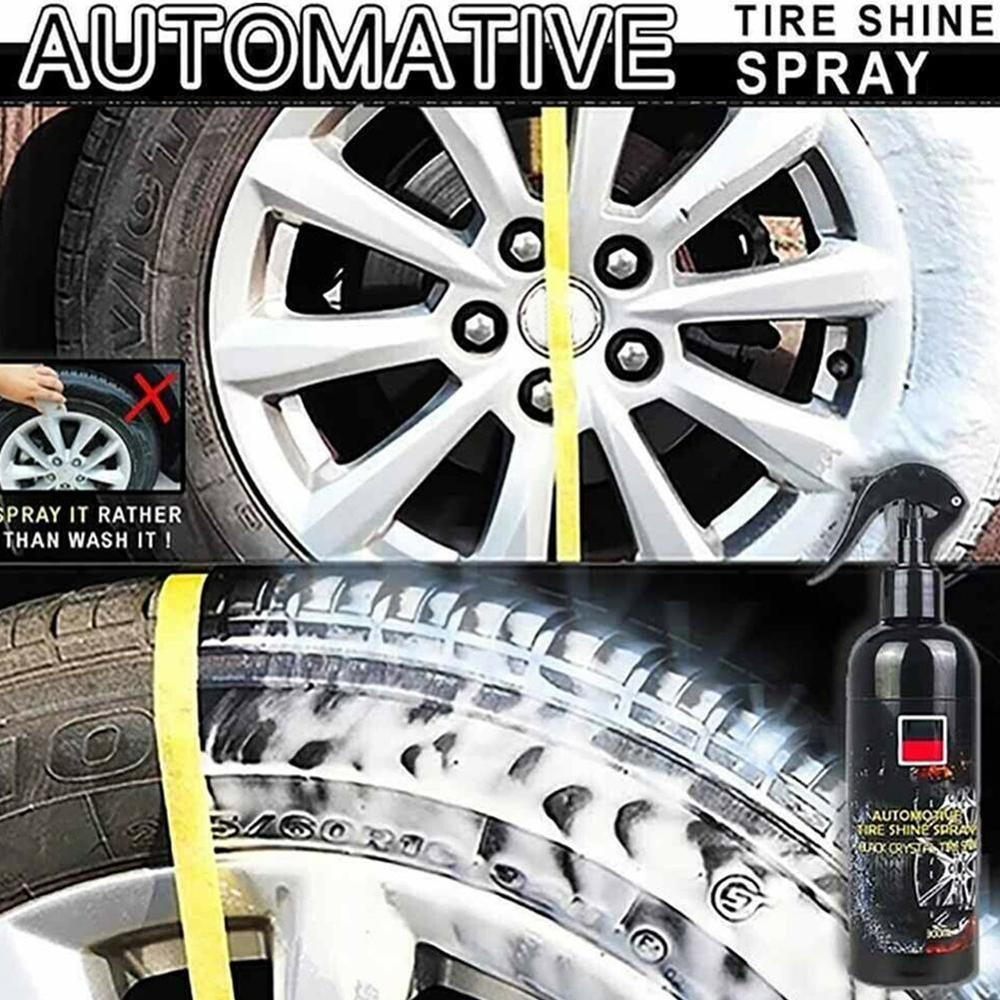 Herramienta de limpieza de Interior de coche, accesorio multifuncional de encerado, agente de restauración de ruedas, E4L8, 100Ml