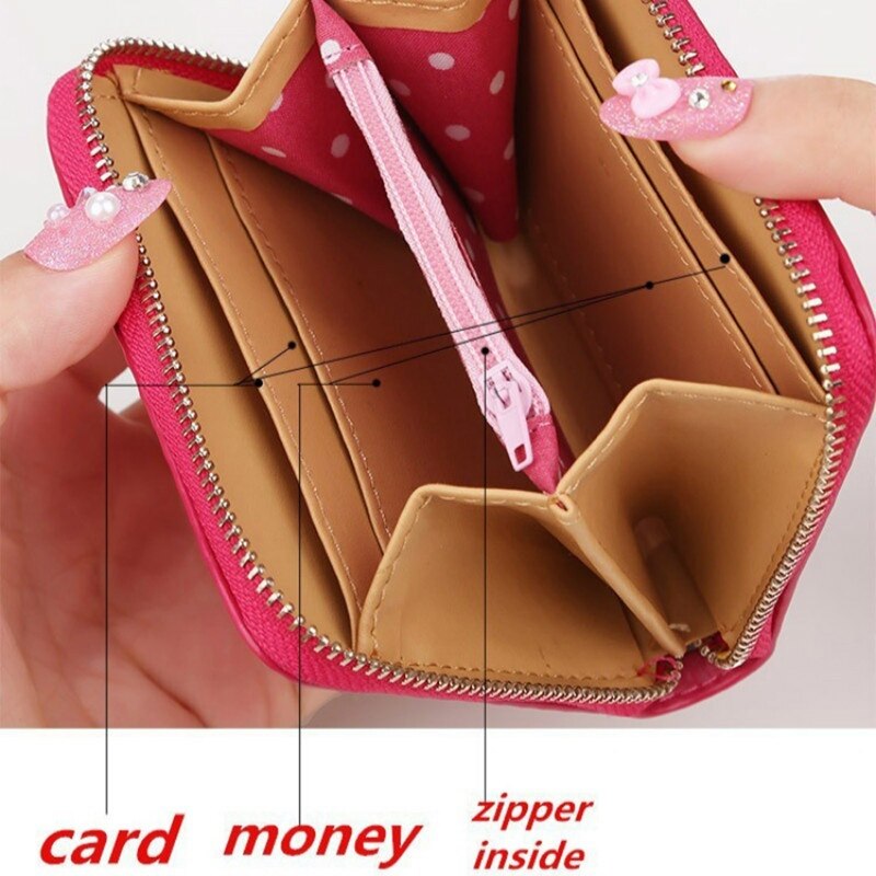 Women's Wallet Short Women Coin Purse Wallets For Woman Card Holder Small Ladies Wallet Female Hasp Mini Clutch For Girl