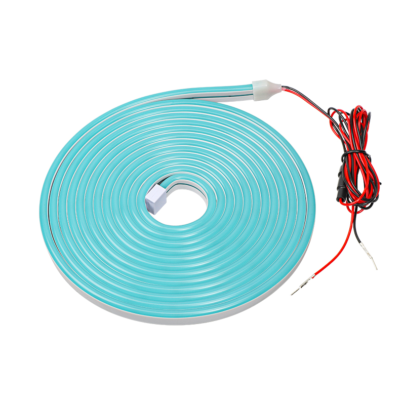 12V Auto Kofferbak Fleuren LED Strip Gemodificeerde Verlichting voor Waterdicht Flexibel Licht Universele connector Plug & Play 4m: Sky Blue