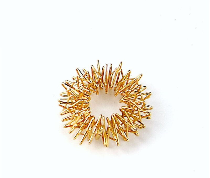 Vinger Ring Toy Stress Relief Spiky Zintuiglijke Lente Vingers Ringen Autisme Anti Speelgoed Stress Kids Vinger Acupressuur Bericht Ring