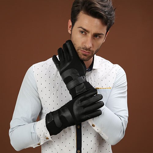 Glovesmotorcycle Handschoenen Mannen Racing Moto Motorbike Motocross Rijhandschoenen Motorfiets Winter Warm Thermische Volledige Vinger Guantes