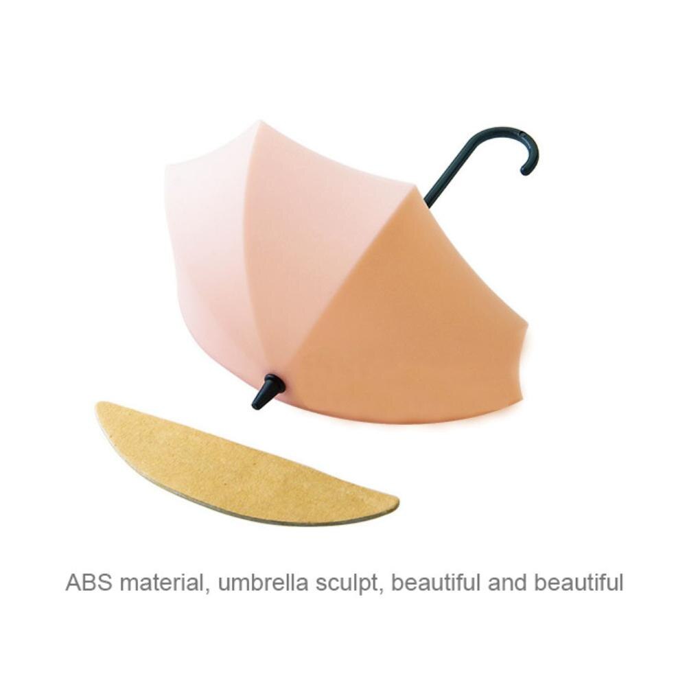 Hooks Up 3Pcs Mini Umbrella Wall Hook Key Hanging Keyring Holder Decorative Home Storage Organization