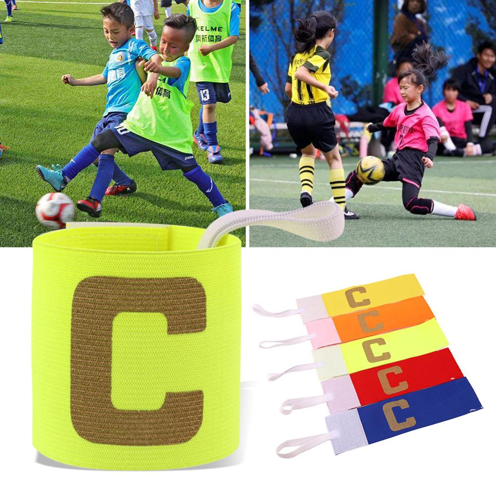 Durable Armband Multi-function Delicate Texture Kids Adjustable Soccer Football Captain Arm Band Leader Competition Armband