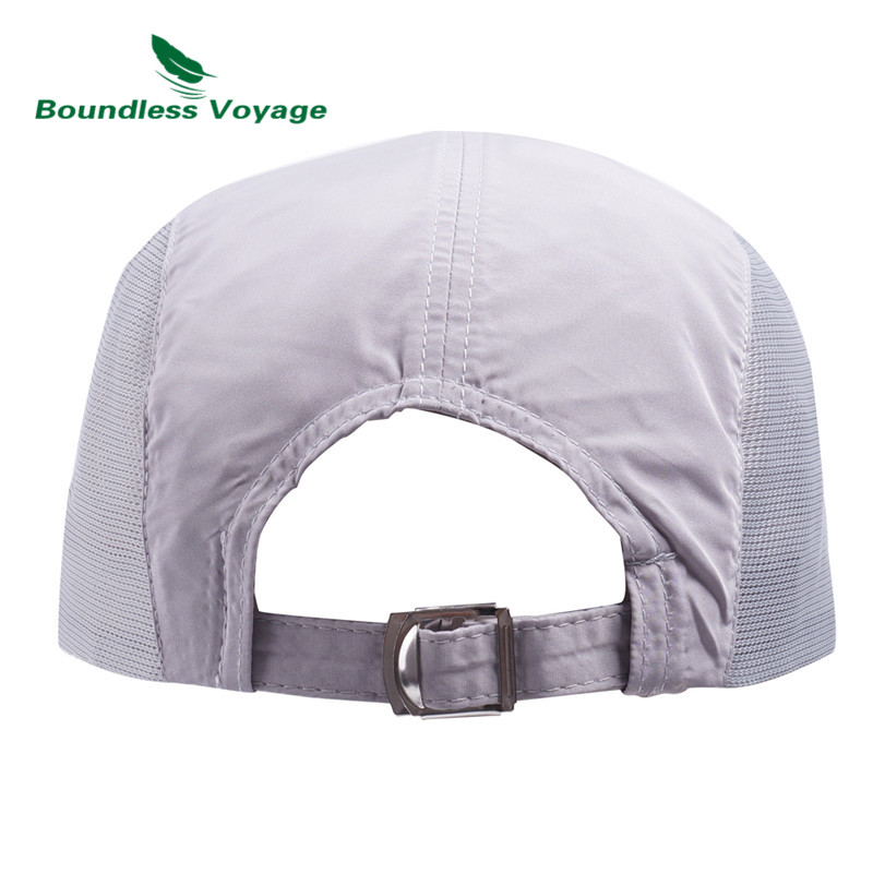 Grenzeloze Voyage Sneldrogende Sport Hoed Lichtgewicht Ademend Zacht Outdoor Run Cap Waterdichte Hoofddeksels BVH06
