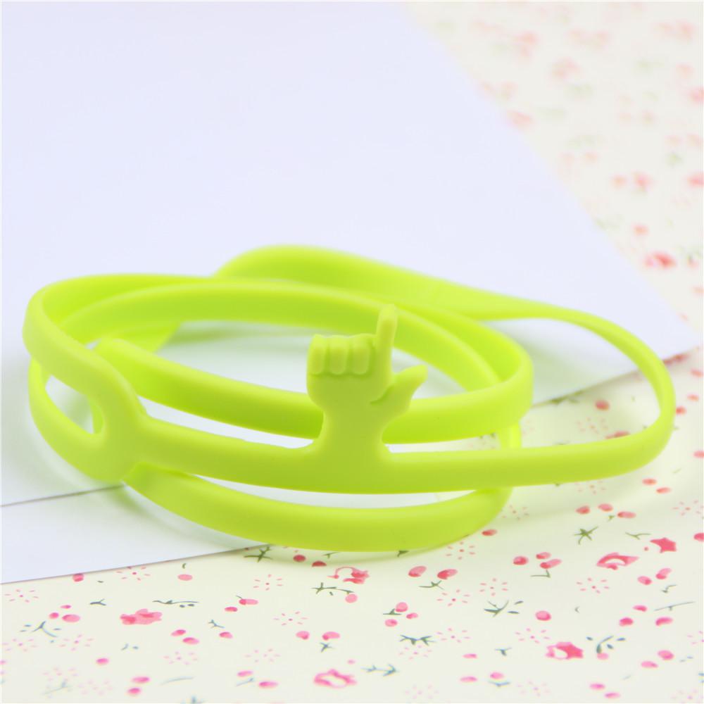 Cute Silicone Finger Pointing Bookmark Book Mark Office Supply Funny: C