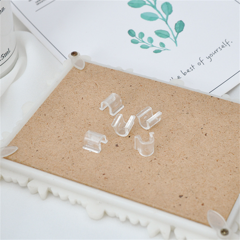 100 stks C-vormige Haar Ring Gesp Band Basis Connector Voor DIY Rubber Elastische Scrunchies Sieraden Maken Benodigdheden Accessoires Onderdelen: Paars