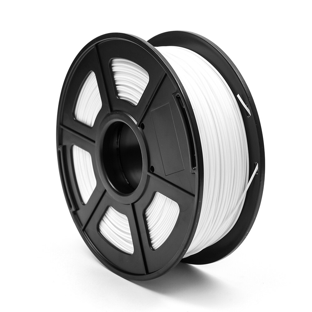 Filamento ABS para impresora 3D, bobina de 1,75mm, 1kg, suministros de Material para impresora Cubify: White