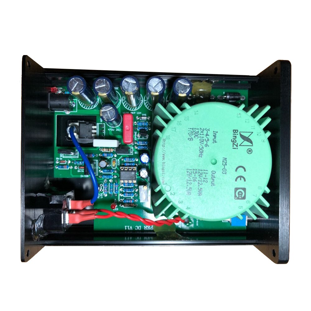 Lusya STUDER900 Linear Power DC Regulator Power Supply Support 5V/ 9V/ 12V/ 24V Output T1148