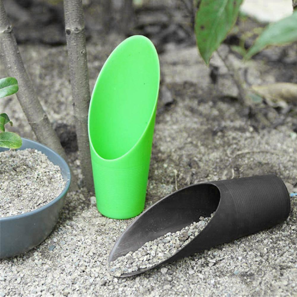 Kunststoff ausdauernd Eimer Schaufel Topf Anbau Zylinder Spaten Fleischigen Pflanze Boden Werkzeuge Garten Mini Schaufel D7Y2