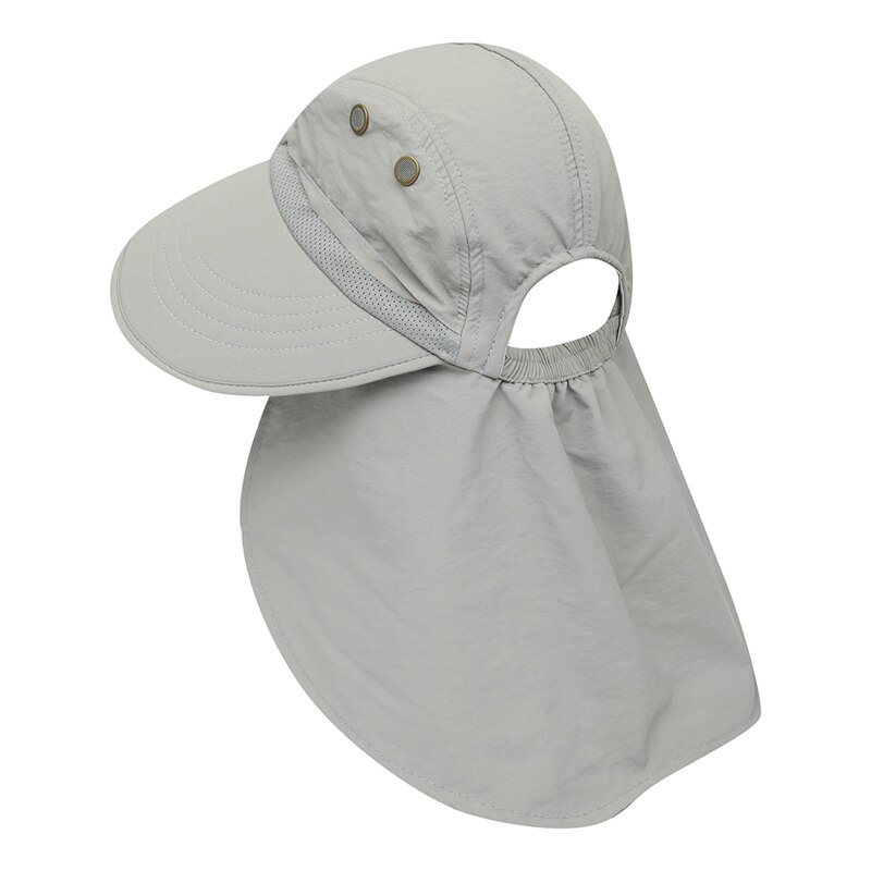 Outdoor Outdoor Fishing Ponytail Hats With Neck Summer Sun Hat Wide Brim UPF Sunshade Protection Packable Quick Drying