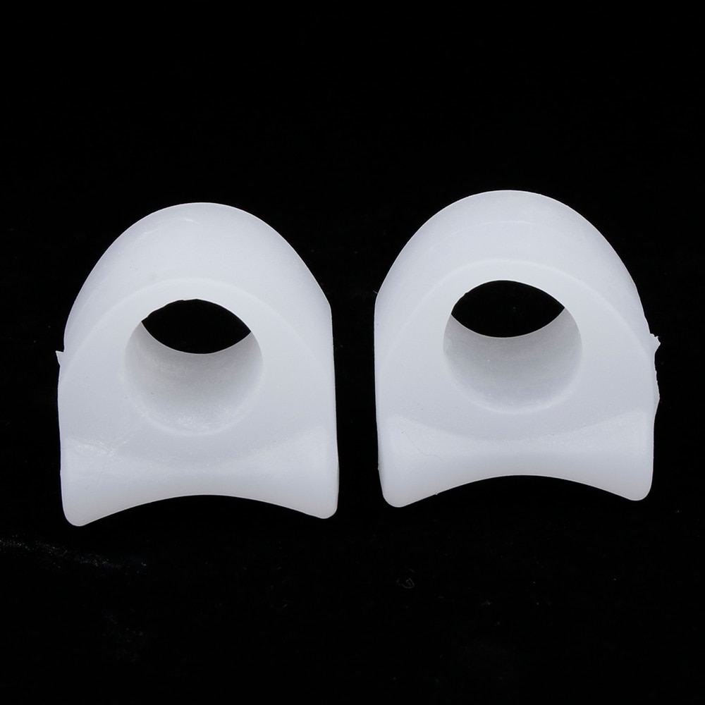 1 par silikon tåavskiljare hallux valgus corrector ben tumuträtning bunion sträckare skydd massage fotvårdsverktyg