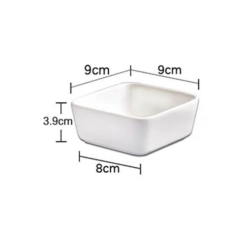 Japan Style Kitchen Organizer Ceramic Bowls Food Storage Containers with Bamboo Lid and Pallets Snack Serving Tray: Single Bowl