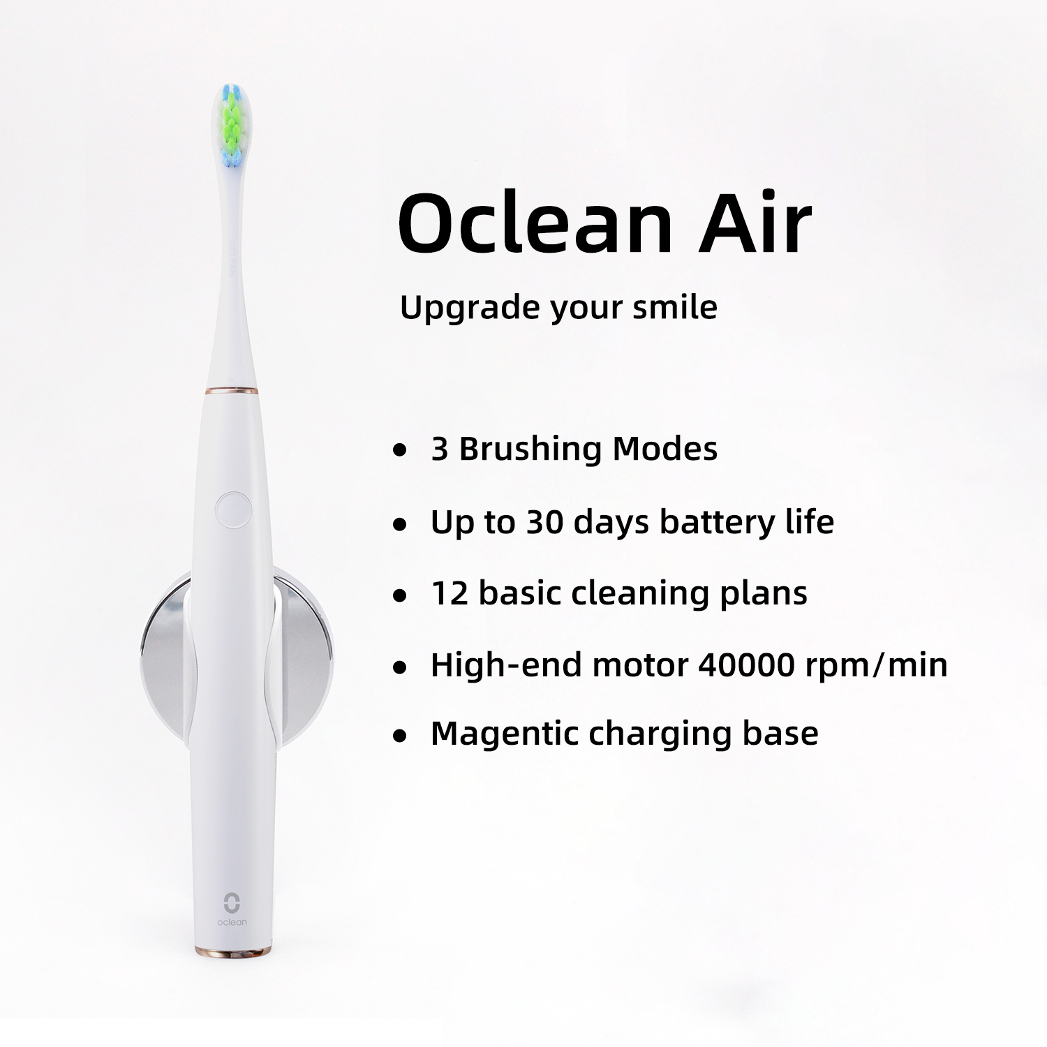Brand Oclean Air Sonic Elektrische Tandenborstel Met App Controle Volwassen Oplaadbare Tanden Reinigen Smart Home Tand Borstels