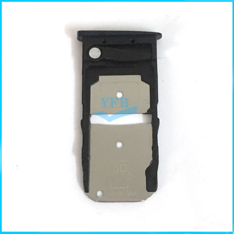 Sim Card tray For Motorola Moto Z3 Z3 Play single Dual SIM&SD Card Holder Tray Slot Holder Adapter Replacement Part