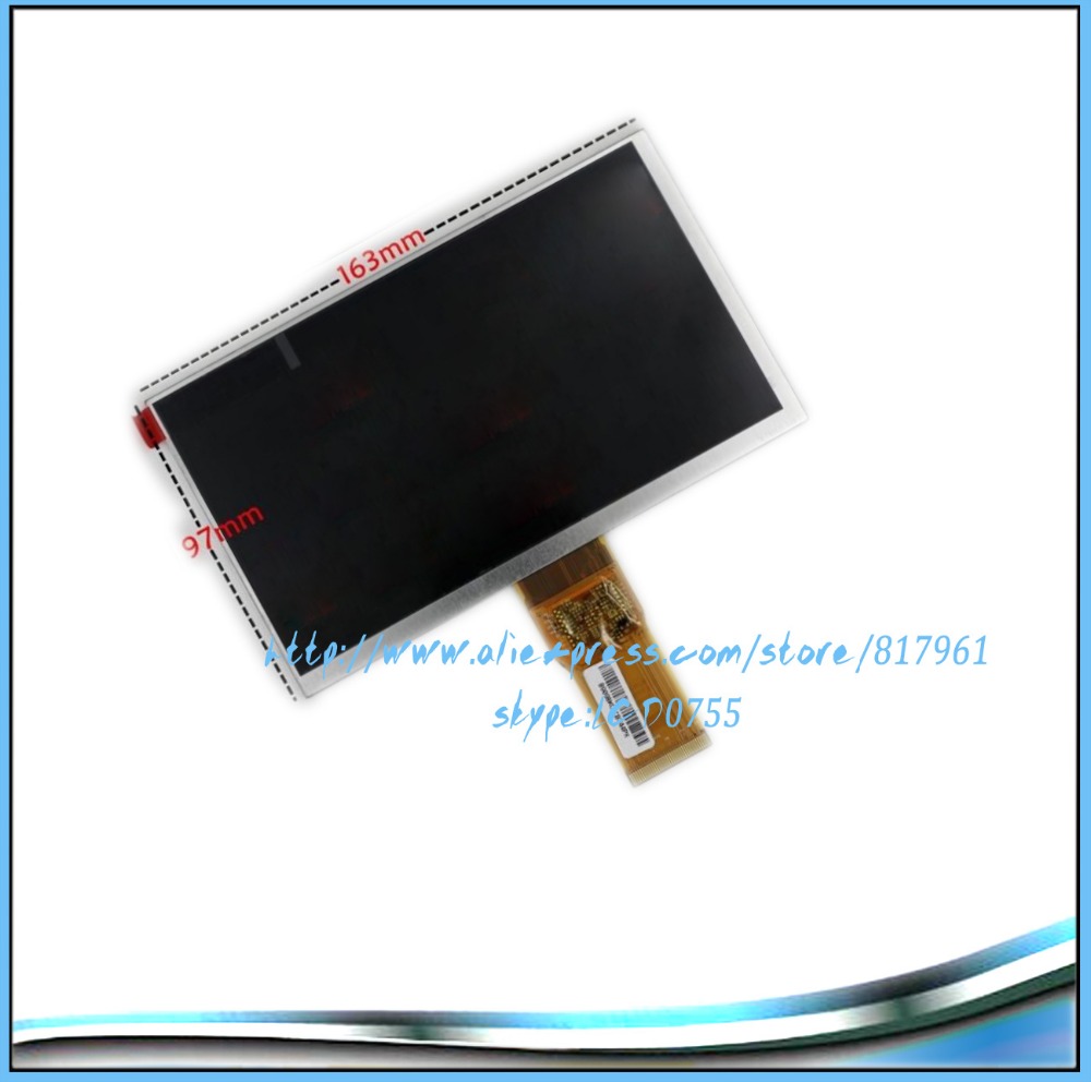 163*97mm 7 pollici LCD Screen Display PER Wexler Tab 7b Tablet Rimontaggio Spedizione Gratuita