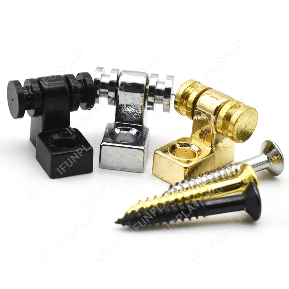 2Pcs Electric Guitars Roller String Trees Retainer Alloy Guitar Accessories Parts Black Gold Silver for ST TL Electric Guitar