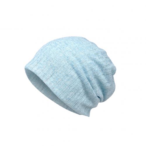 Spring Summer Dual-use UV Protection Baggy Beanie Hat Cap Neck Gaiter Bandana: Sky Blue