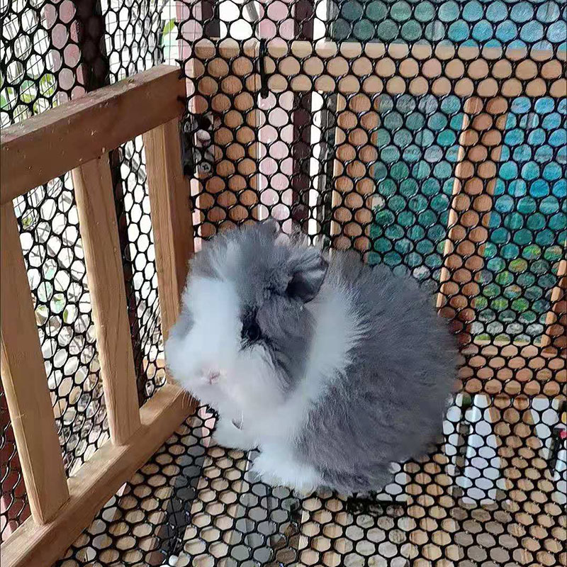 Red negra de para gatos y balcón, rejilla de plástico para el hogar, red para ventanas de 0,4 y 0,8 cm, seguridad para niños, red protectora anticaída para escaleras