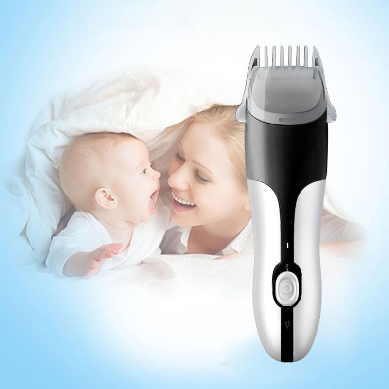 Electric Baby Hair Clippers Waterproof Trimmers Low Noise Cutter Grooming Kit GXMB