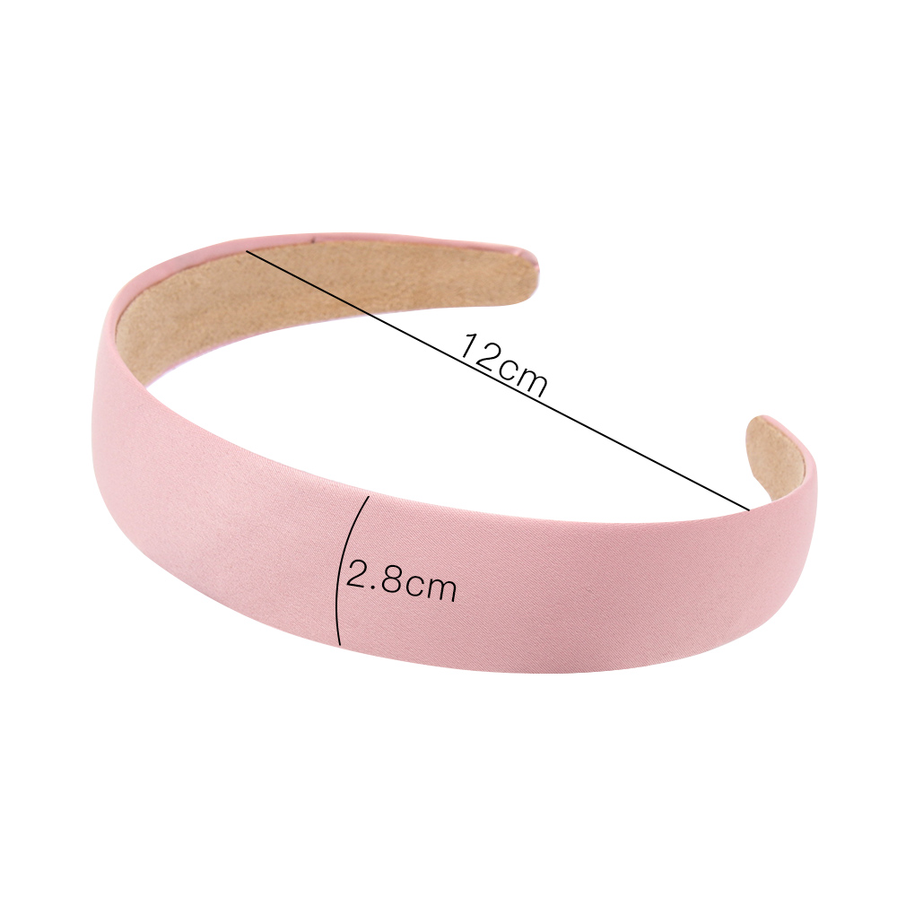 1PC Plastic Canvas Wide Headband Hair Band Headwear Solid Hair Accessories For Women