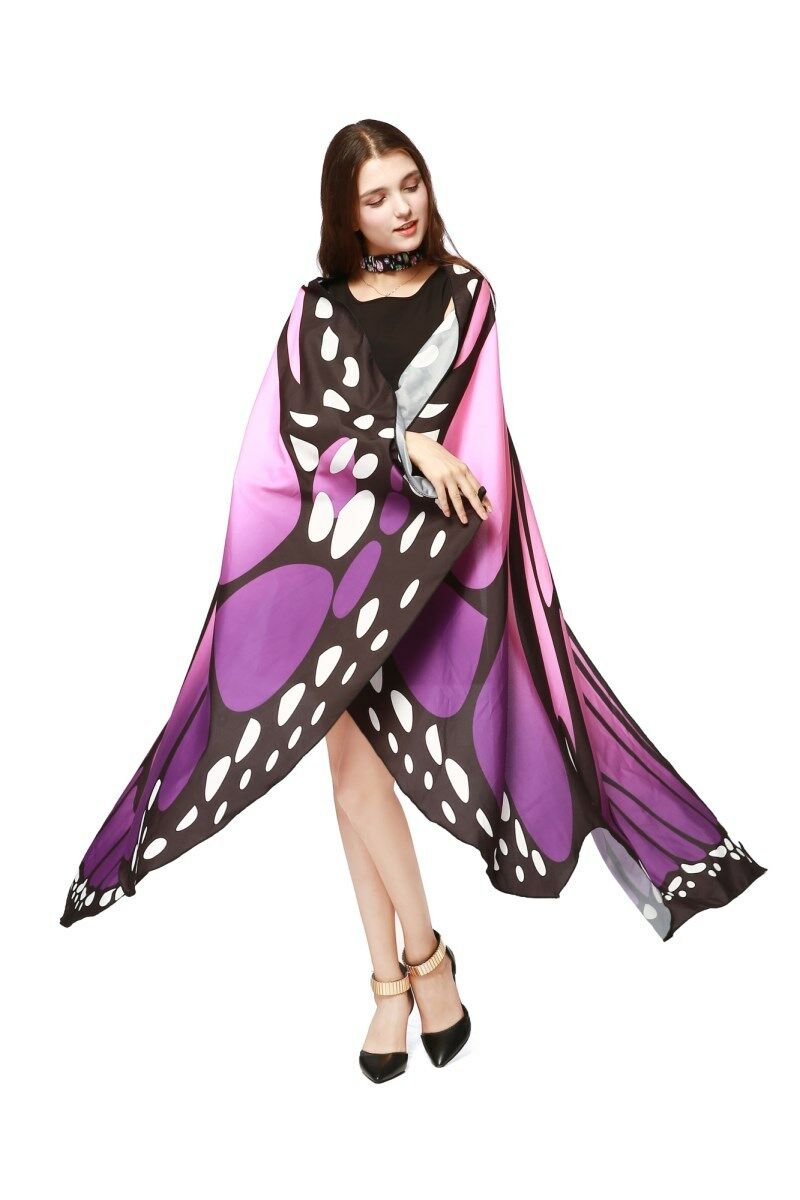 Big Butterfly Wings Dress Up Fabric Costume Pretend Play Cosplay Plus size