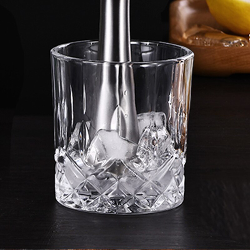 Cocktail Shaker Stainless steel Rose Gold Black Sliver Bar Spoons Cocktail Drink Mixer Muddler Ice Strainer