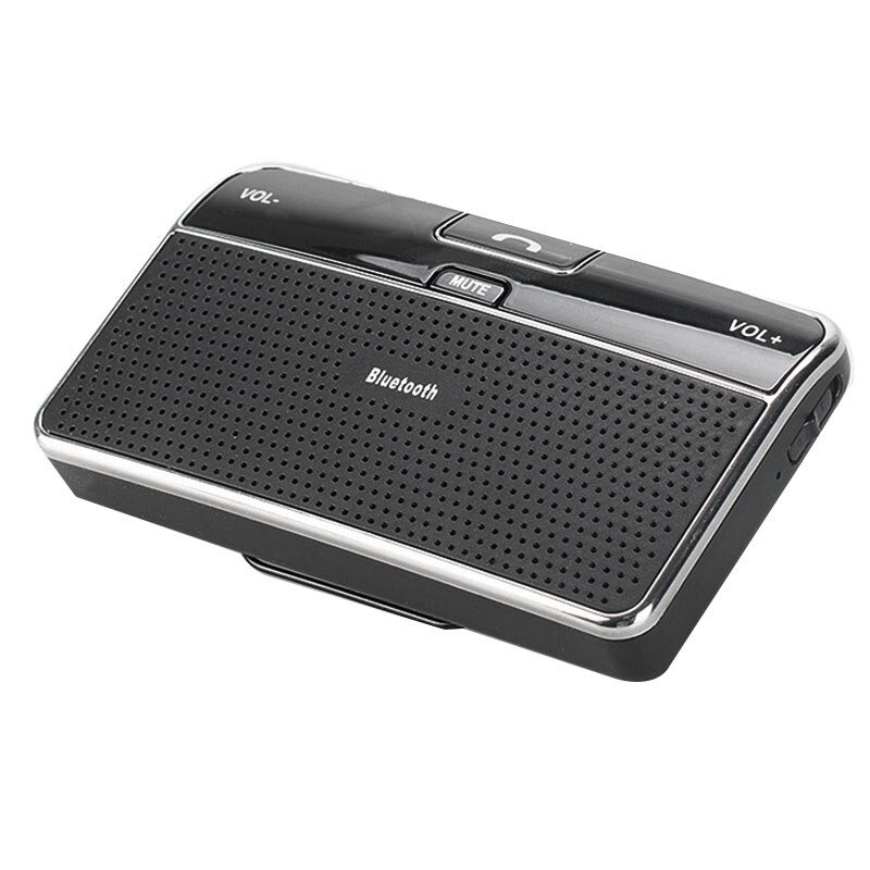 Hands-Free Intercom System Sun Visorwith Clip Mini Car-Styling Bluetooth V4.0+Edr Mp3 Player Wireless Music Receiver