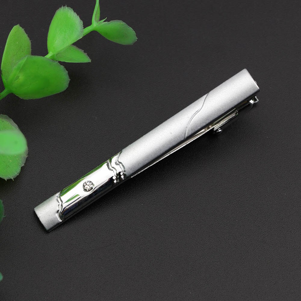 Stropdas Clip Voor Mannen Nicktie Accessoires Mode Stijl Metalen Tone Carving Eenvoudige Bar Business Sluiting Praktische Pin: 13