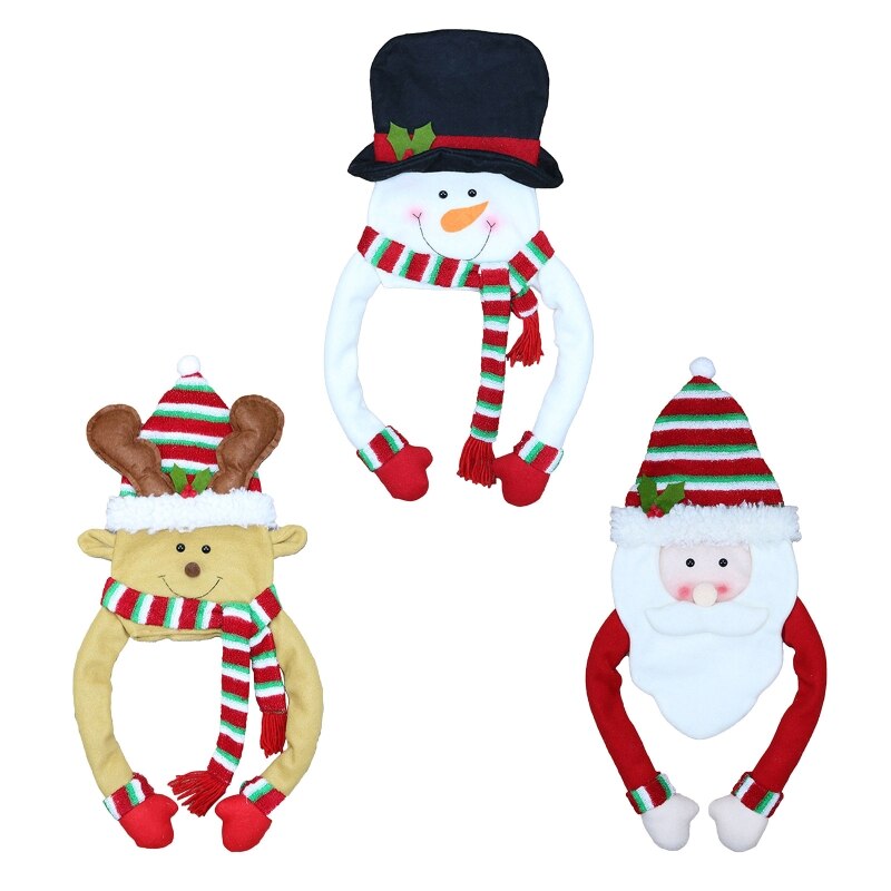 Kerstboom Topper Kerstman Sneeuwpop Elanden Top Hugger Voor Winter Wonderland 57BB