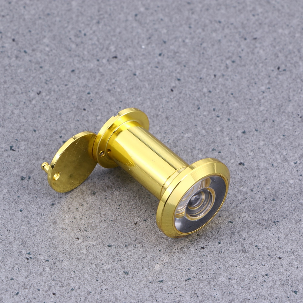 Door Viewer Wooden Door Door Peek Peep Hole Pinhole for Home Office Hotel (Silver)