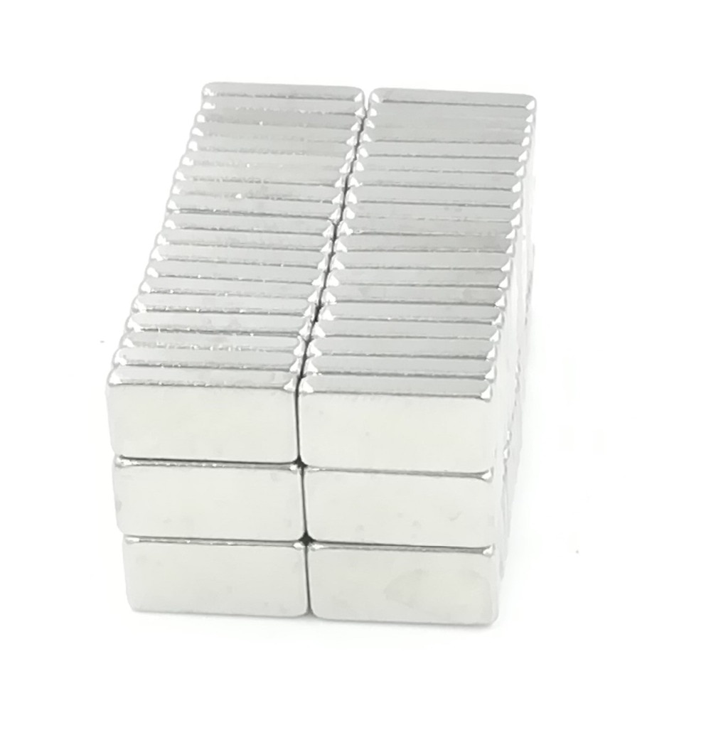 40 Pcs 10X5X2 Mm Super Sterke Permanente Neodymium Magneten Zeldzame Aarde Krachtige Magneet 10*5*2 Mm
