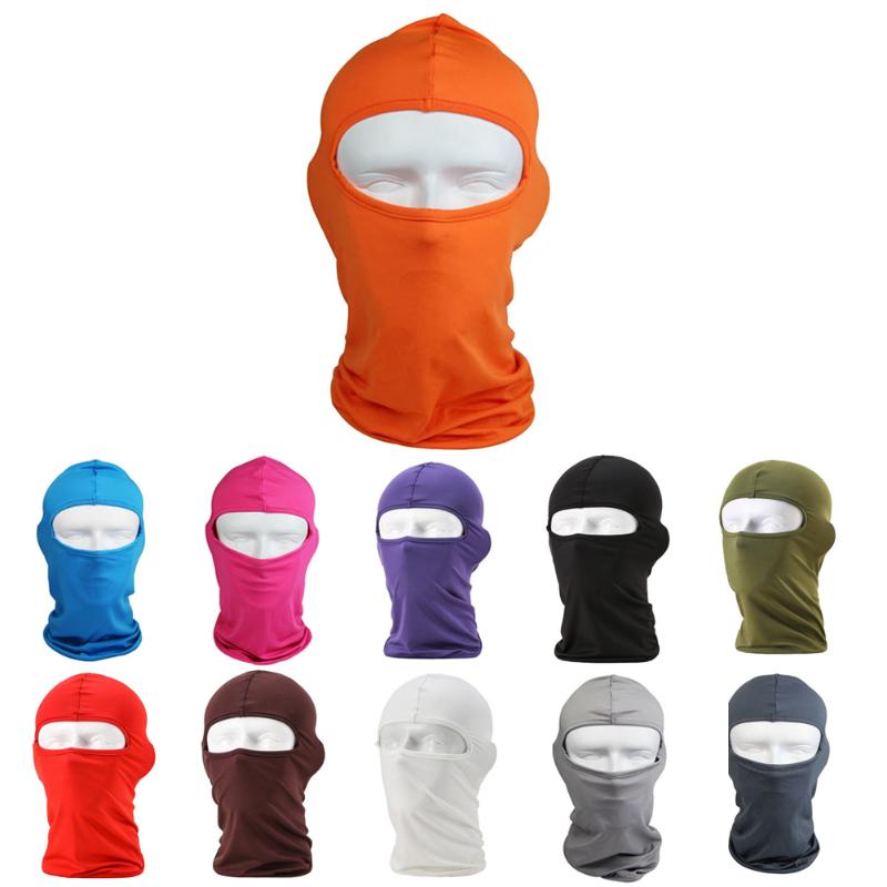 Cycling Masks UV Protection Motorcycle Full Face Mask Outdoor Balaclava Soft Neck Face Cover Ski Mask Training Mask Accessories