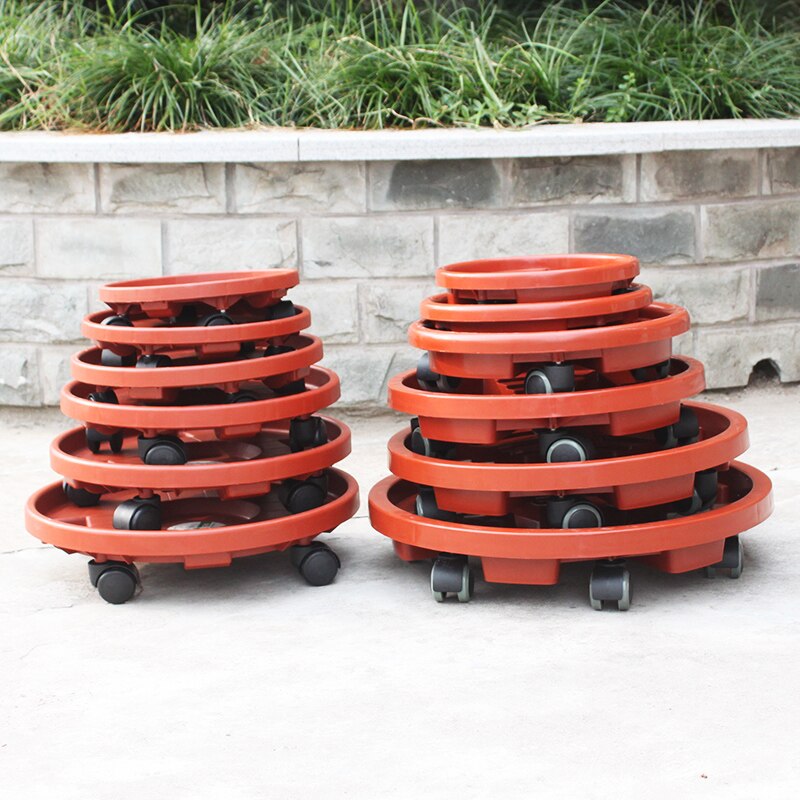 Removable plant stand flower pot tray with Universal wheel Heavy Duty Rolling Potted Rack indoor outdoor garden tool WJ603