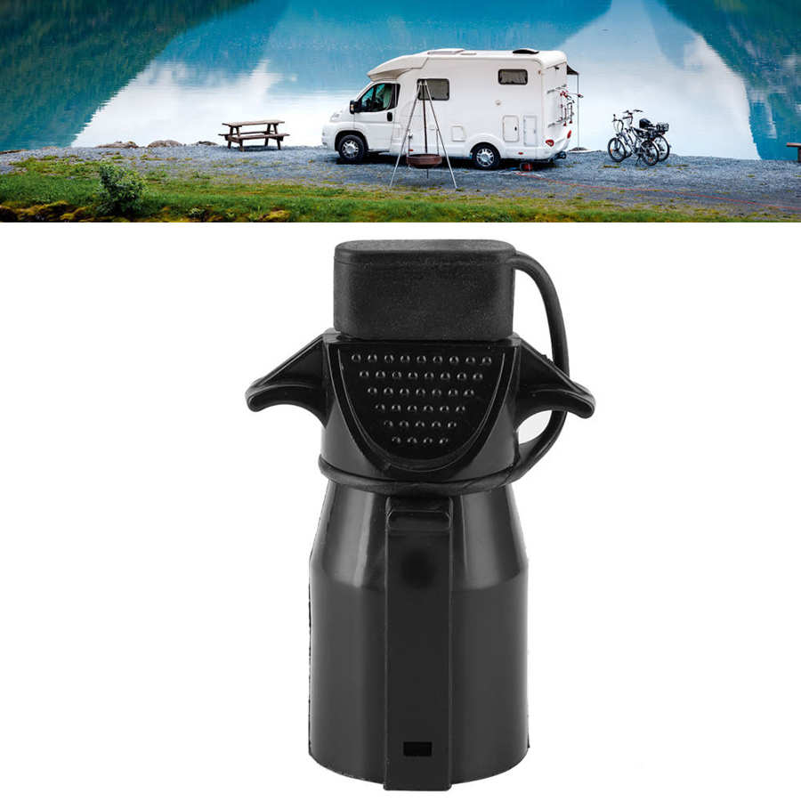 7 Blade to Flat 4 Pin Adapter Converter Waterproof US Connector for RV Trailers