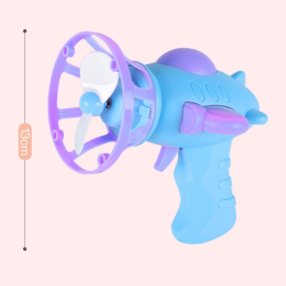 Bubble Blower Electric Long Lasting Plastic Double Bubble Blower Fan for Kids