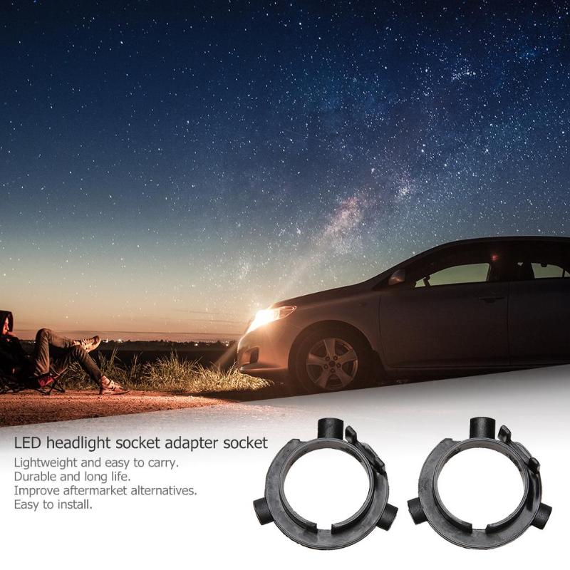 H7 LED Scheinwerfer Birne Halter Adapter Buchse für Hyundai Veloster KIA KIA K3 K4 K5 Sonata Coupe Auto Lichter 2 stücke