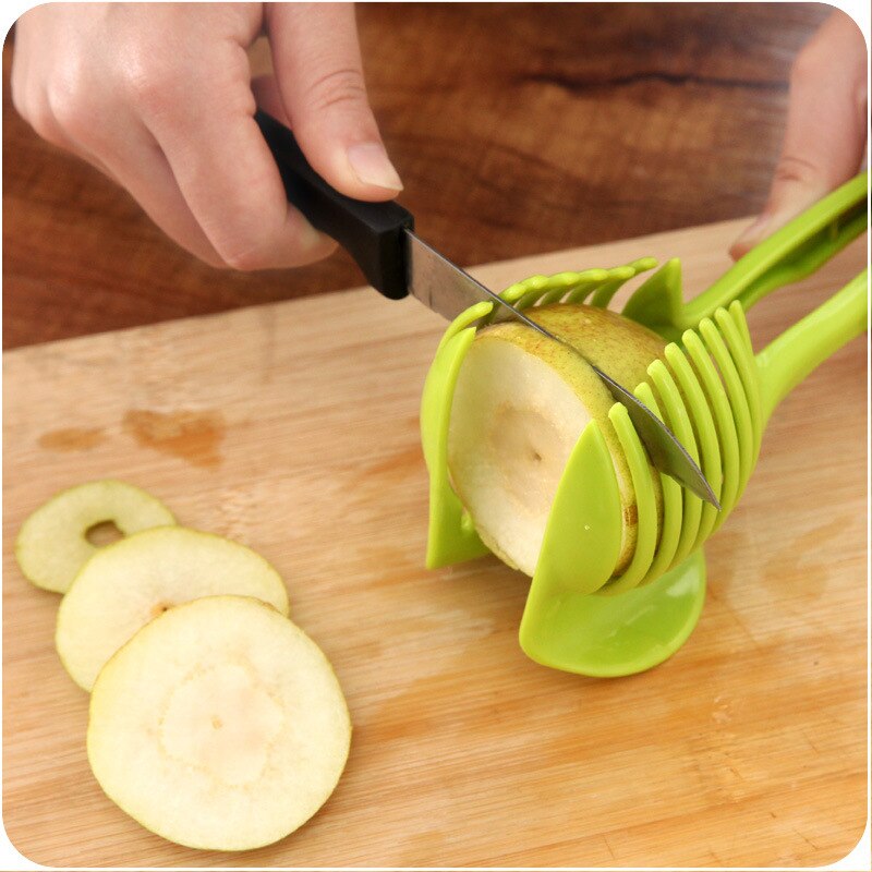 Kitchen Goods Kitchen Gadgets Potato Slicer Tomato Cutter Tool Shreadders Lemon Cutting Holder Cooking Tools Kitchen Accessories: Default Title