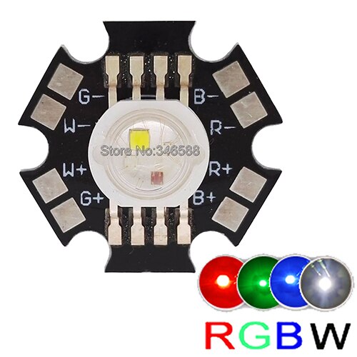 5 stuks/partij! 4w rgbw rgbww krachtige led-lichts... – Vicedeal