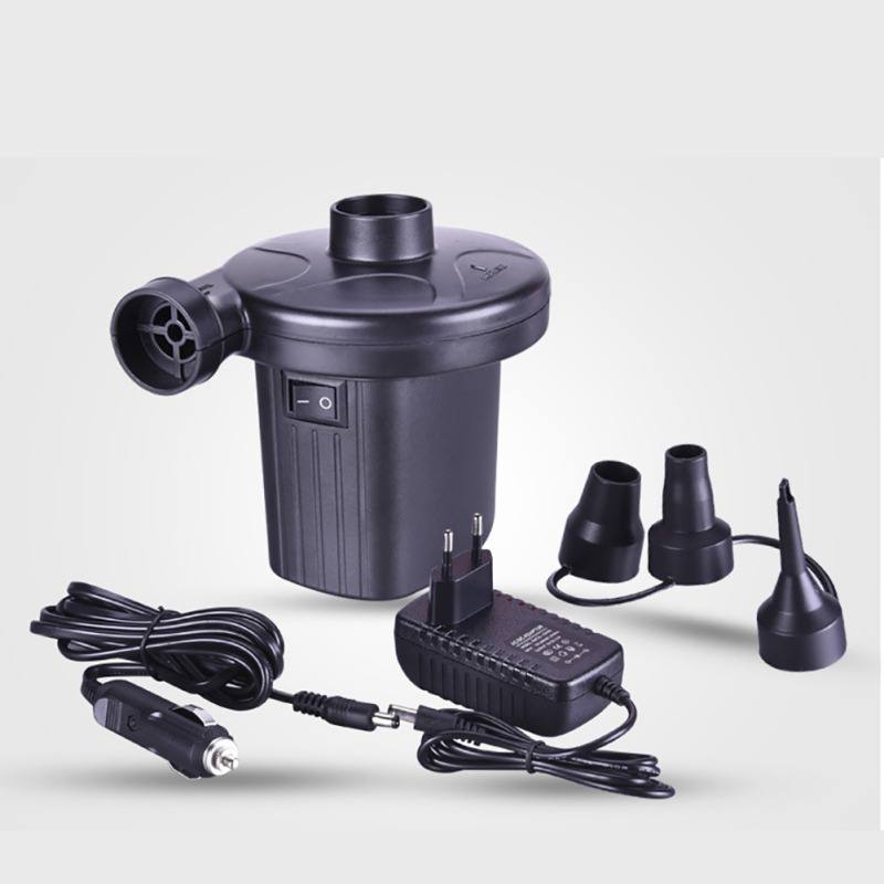 Dc 12v bärbar elektrisk luftpump luftmadrass båt bil auto luftpump för bil camping uppblåsare 2082 x2: Grön