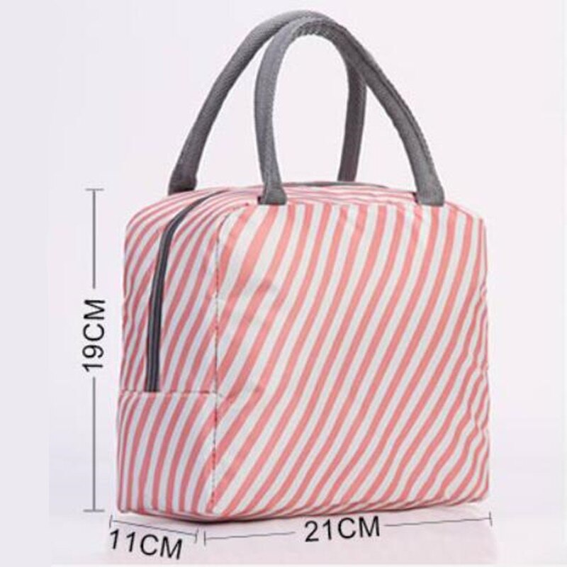 Korean portable large insulation bag Household practical lunch insulation bag Large-capacity portable student lunch bag X0285