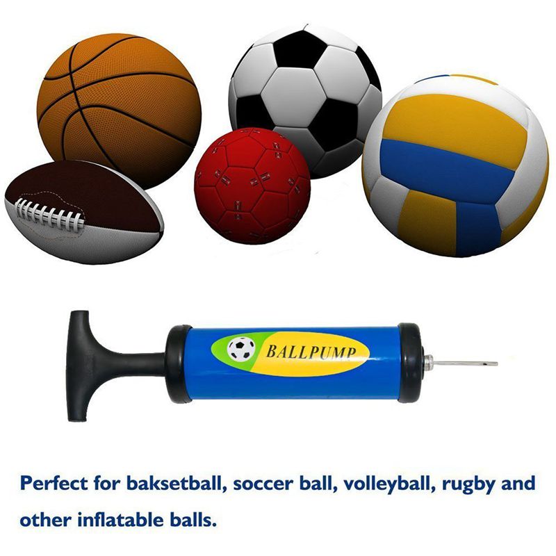 Inflator ball pumpe nåler ventil adapter sett til basketball fotball ballonger volleyball og rugby