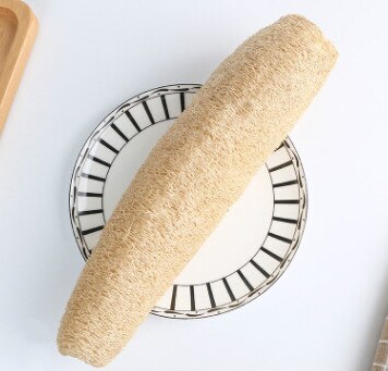 Bath Body Shower Sponge Scrubber Natural Loofah Luffa Loofa Bathing Massage Pot Bowl Scrubber Spa bathroom accessories