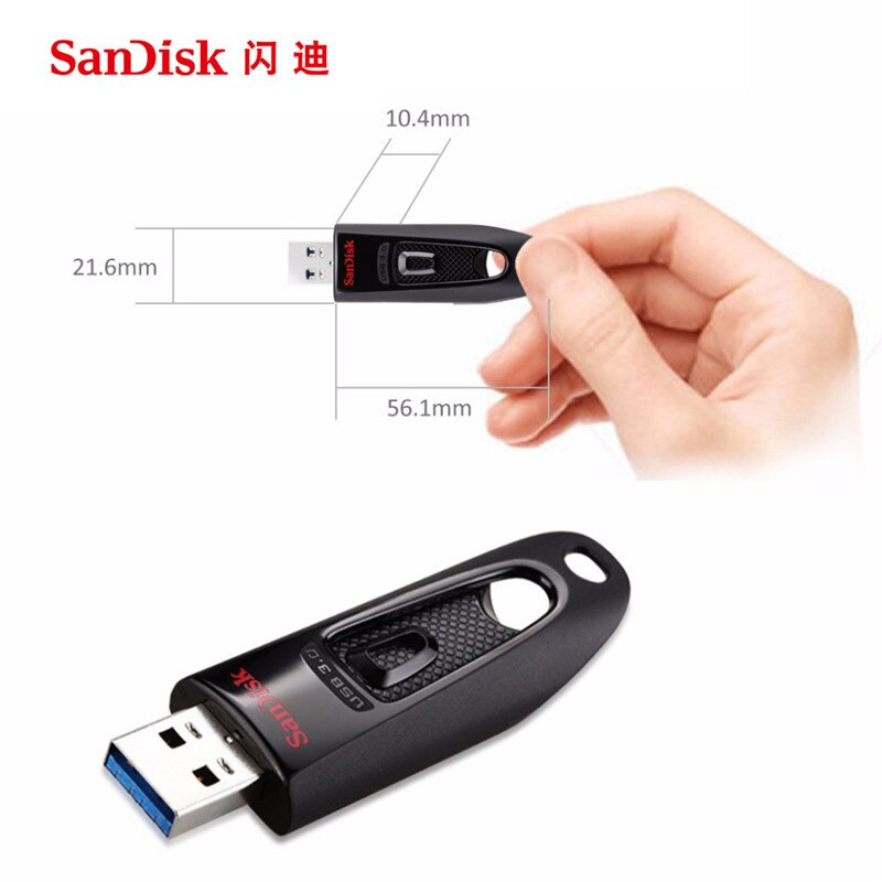Sandisk Usb 3.0 Pendrive 128 Gb 64 Gb 32 Gb 256 Gb Usb Flash Drive 32 64 128 16 Gb pen Drive Usb Flash Stick Schijf Op Key Memory