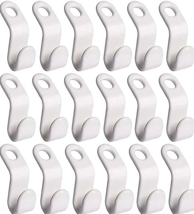 Ganchos conectores para colgar ropa, extensor de suspensión para ahorro de espacio, organizador de armario, Clips extensores de plástico, armario, abrigo, camisa, 10/5 Uds.: XL / Gris claro