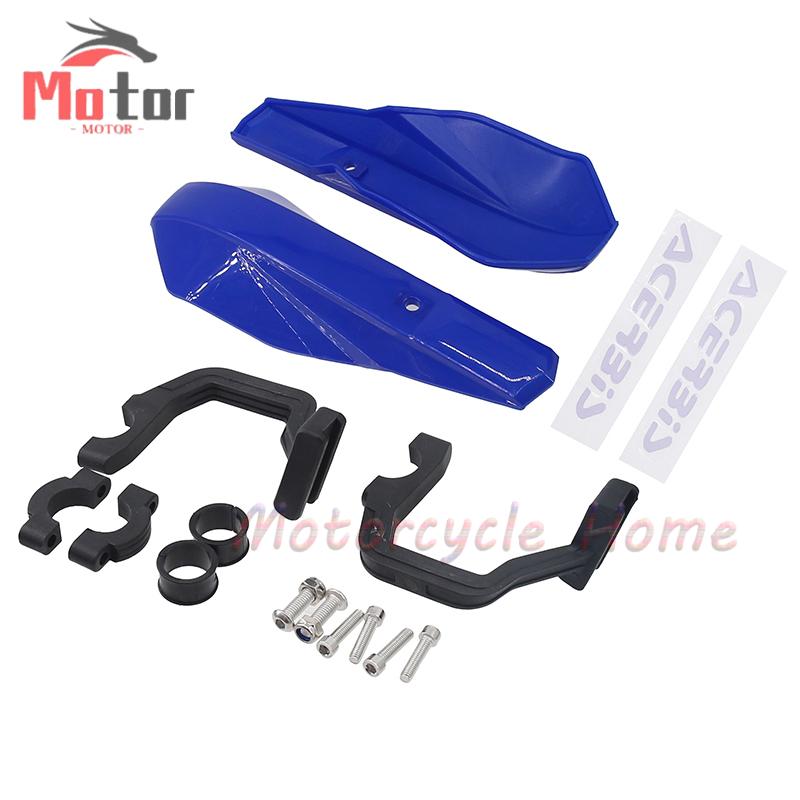 Universelt motorsykkel atv håndbeskytter beskyttelsesdeksel 22mm 28mm styrebeskytter for deler: Blå