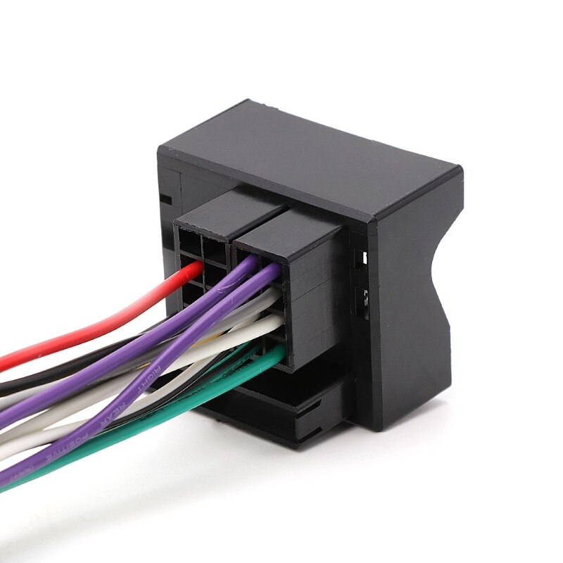 Adaptador de conector de cableado de Cable de plomo ISO de Radio estéreo de coche para Peugeot 207 307 407