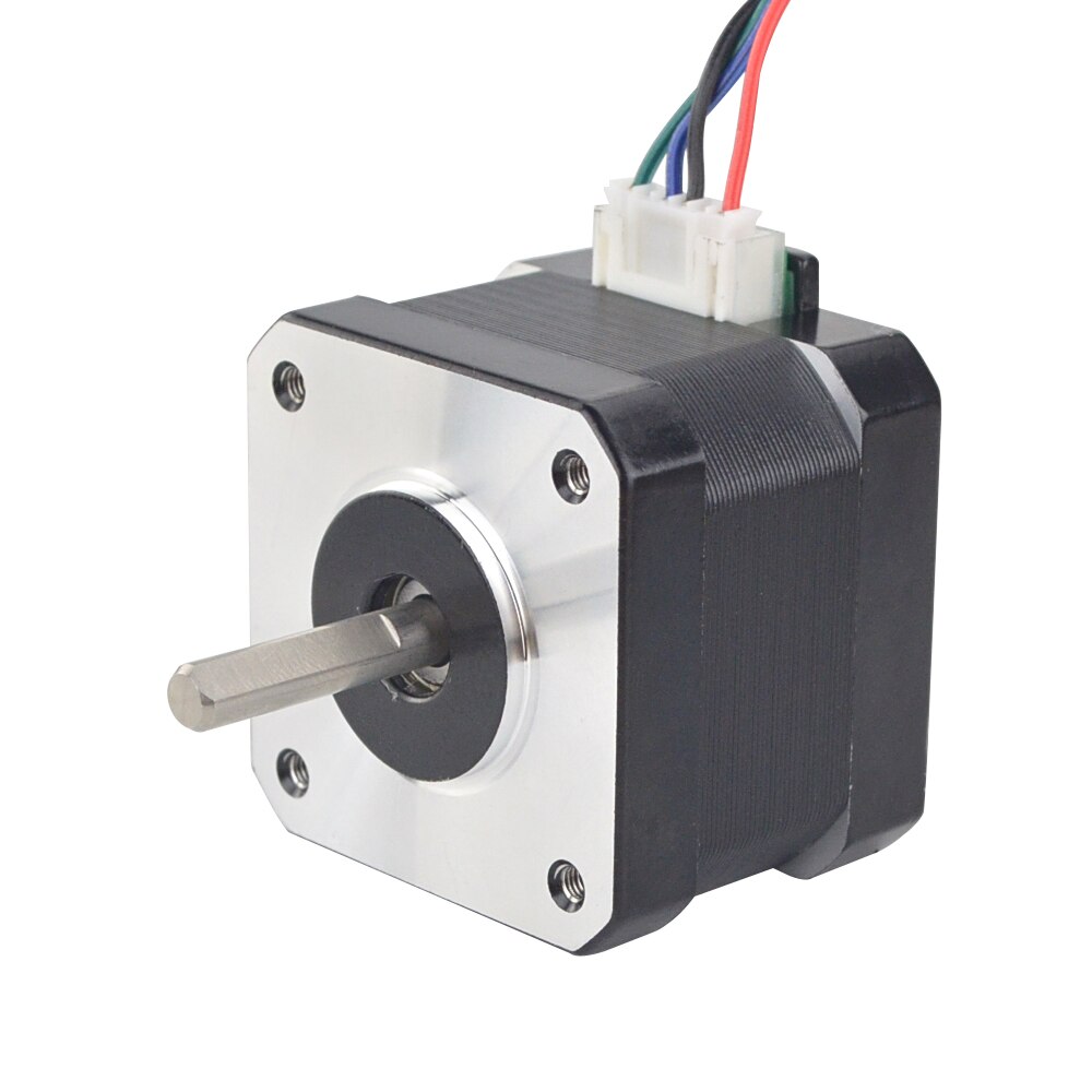 Nema 17 Stepper Motor 34mm Short Body 42 Motor Nema17 Pancake Stepping Motor 1.2A 4-lead for DIY 3D Printer/ CNC Extruder