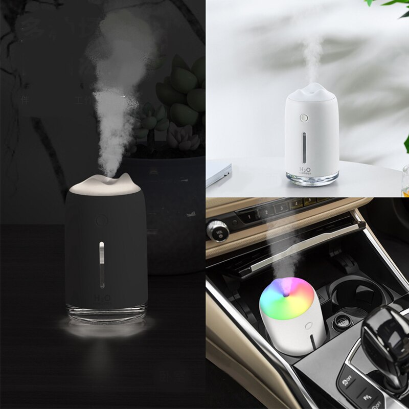 Ultrasonic Air Humidifier USB Electric Aromatherapy Humidifiers Diffusers Oil Aroma Diffuser Mist Maker For Car Office Home
