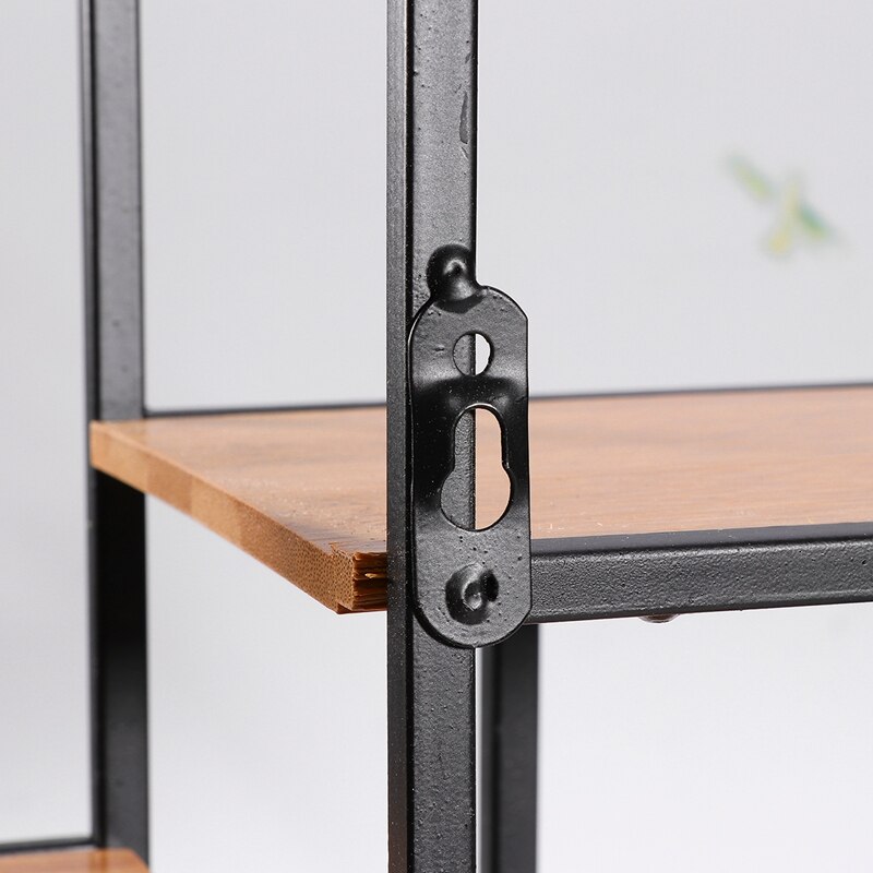 Fissato Al muro di Ferro Mensola Cremagliera Rotonda di Stoccaggio A Muro Supporto per Dispensa Cucina Soggiorno telecamera da letto